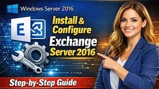 How to install and configure Exchange Server 2016 CU21 on Windows Server 2016 Step by Step (2021)
