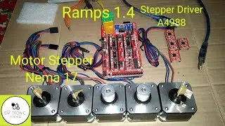 Setup 3D Printer | Ramps 1.4 + A4988 + Marlin + Pronterface + Slicer + Motor Stepper