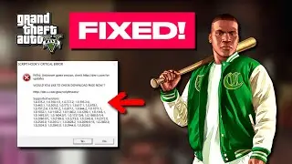 How To Fix Script Hook V Critical Error | GTA 5 New Update Fix (2024)