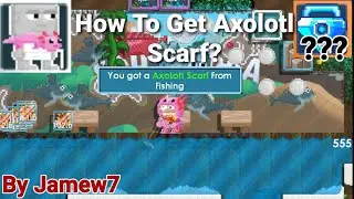 How To Get Axolotl Scarf? WOW! (ONLY 1 IN GAME) OMG!! - Growtopia
