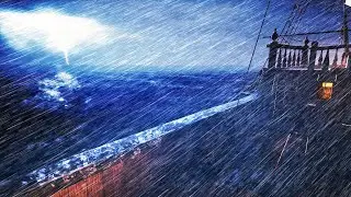 Sleep comfortably! It's a stormy day, but I'll drive this pirate ship safely