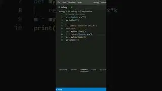lambda function in python