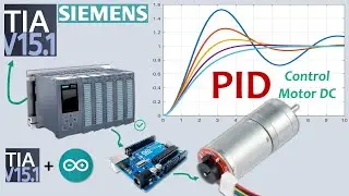 Control PID de motor DC con Encoder (TIA PORTAL S7-1200)