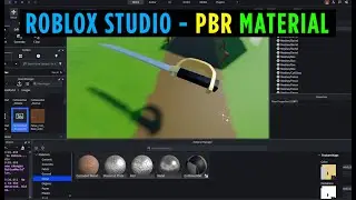 How to add PBR material in roblox studio 2025