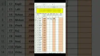 excel salary #exceltech #youtubeshorts #smartexcel #superexcel