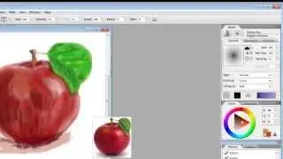 Как нарисовать яблоко Часть 2