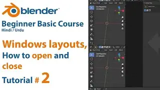 Blender 3D Beginner Basic Course Hindi / Urdu Tutorial 2