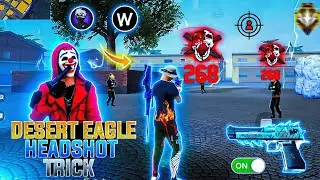 Desert Eagle One Tap Headshot Trick || Free Fire Me Headshot Kaise Mare || GBD