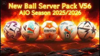 ⚽ New Ball Server Pack V56 AIO Season 2025/26 + Installation | PES 2021 & Football Life 2025