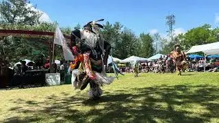 Hiawatha Powwow 2024 - Grass dance song 1 #dance #powwow #subscribe #dancer #love #video #watch #yt