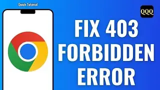 Quickly Fix 403 Forbidden Error