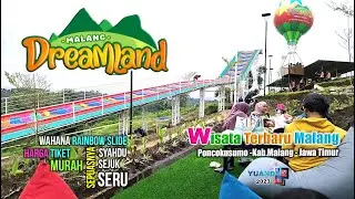 Newest Malang Tourist Attraction Dreamland || Unlimited Rainbow Slide