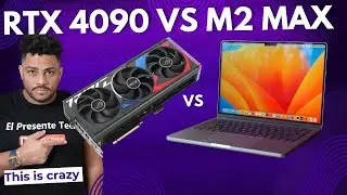 Macbook Pro M2 Max  VS RTX 4090 Comparativa