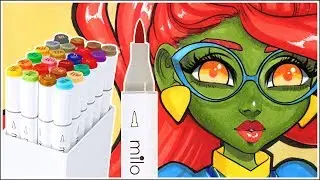 Milo Art Markers | Brush Marker Review