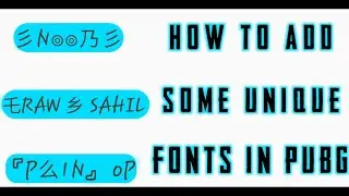 HOW TO ADD SYMBOLS FOR STYLISH NAME IN PUBG MOBILE LITE /