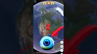 The giant eyeball found on google earth and google map #1k #shorts