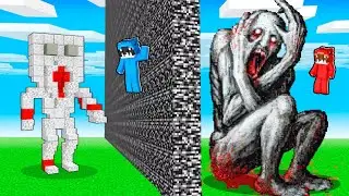 Hice Trampas con SHY GUY (SCP-096) en Reto de Construcción en Minecraft!