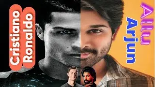 allu arjun vs Cristiano ronaldo comparison 👍 #alluarjun #cristianoronaldo #shorts #facts #viral #fun
