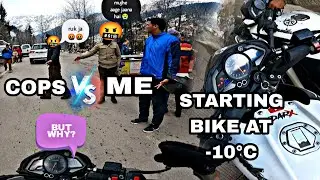 COPS VS ME🤬|| 1st motovlogger of 2023 at MANALI🙏||DARX||