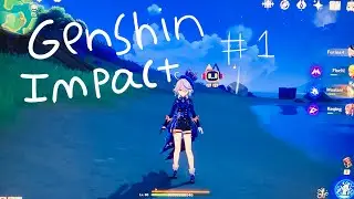 genshin impact #1 : collecting whopperflower nectar, sprayfeather gills and other things !!
