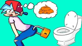 The BOYFRIEND's tummy doesn't work. Friday Night Funkin animation