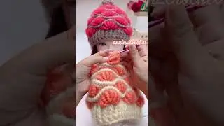 Crochet beanie tutorial👆
