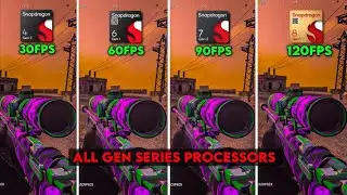 Snapdragon GEN Series CPU Comparison in Warzone Mobile!! 🤯