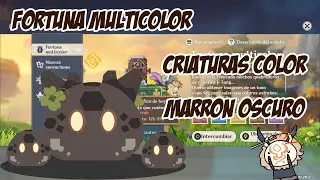 Genshin Impact | Evento Fortuna Multicolor | Fotografiar criaturas color marrón oscuro