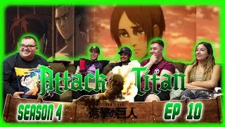 ATTACK ON TITAN 4X10 REACTION 
