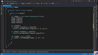 What is ConcurrentStack  - A thread-safe queue in C# Part #16