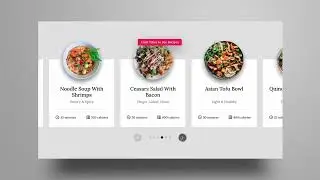 Food Recipe Carousel for Wordpress