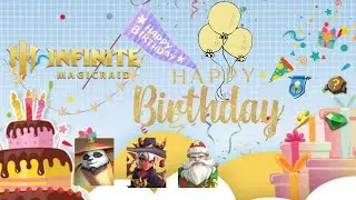HAPPY BIRTHDAY 🎂!! VÁRIAS RECOMPENSAS! [INFINITE MAGICRAID]
