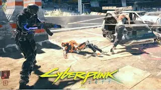 Cyberpunk 2077 NPC Wars #27 : Police VS Scavengers