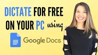 Dictate with a PC using Google Docs and Chrome