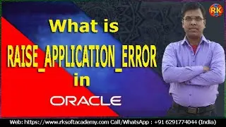 Raise Application Error Procedure | RAISE_APPLICATION_ERROR() | Oracle Procedures | PLSQL Tutorial