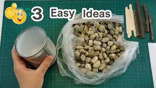 3 NATURE CRAFTS IDEAS - 3 Easy DIY Ideas Using Materials from Nature - Home Decor