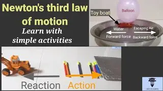 Newton's third law of motion (Explained with simple toys)