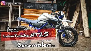 Custom Yamaha MT 25 Scrambler by Sagara custom
