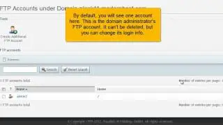 Accessing your FTP details in Plesk