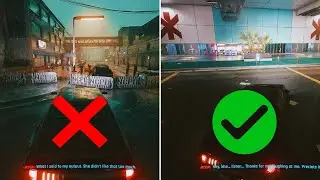 You can avoid the scripted obstacles in Burning Desire / Night Moves l Cyberpunk 2077