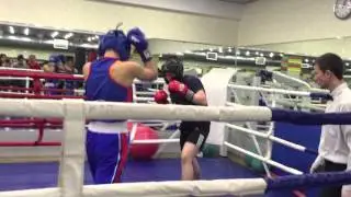 Боксер Артем Каракин   1 бой 2 раунд