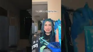 Using every HAIR DYE in BLUE