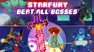 DEAD CELLS - I Survived ALL BOSSES with STARFURY Terraria weapon (5BC, no damage)