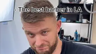 The best barber in LA 🇺🇸#barber #losangeles