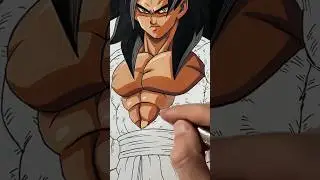 Goku Super Saiyan 4 Time Lapse🐉✍🏻