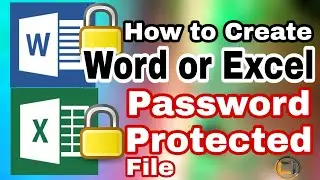 how to set password for word and excel files 2019