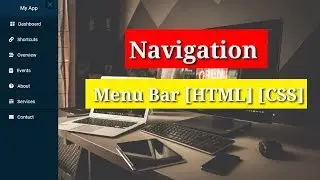 Membuat Tampilan Website Navigation Menu Bar [HTML] [CSS]