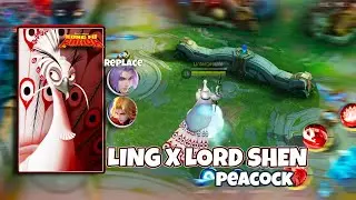 NEW!! Ling x Lord Shen (Peacock) Script | Full Effects & Voice | New Skill Icons |No Password | MLBB