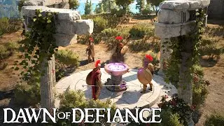 Dawn of Defiance Episode 5 - Making some ARMOR and WEAPONS
