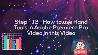 Step - 12 - How to use Hand Tools in Adobe Premiere Pro Video in this Video